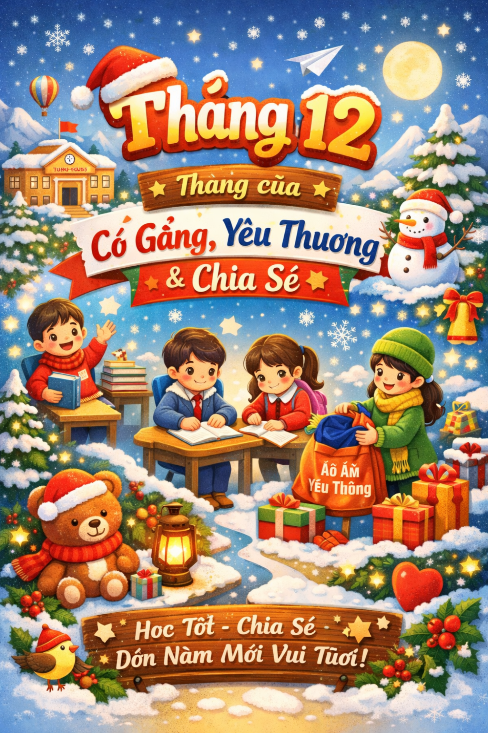 THÁNG 12 THÁNG CỦA YÊU THƯƠNG VÀ CHIA SẺ