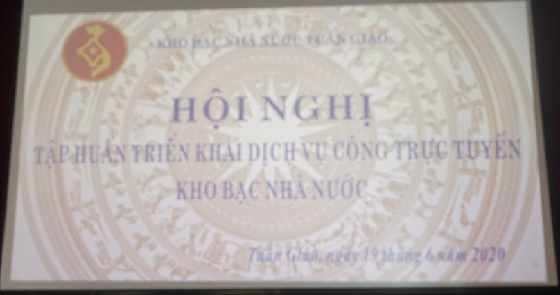 Tập huấn sử dụng dịch vụ công trực tuyến Kho bạc Nhà nước